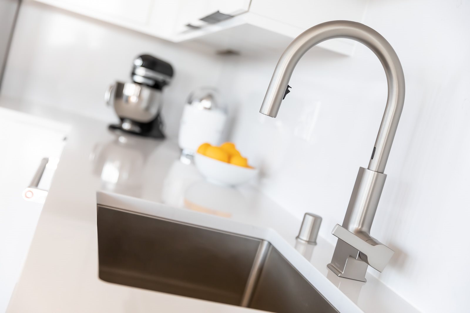 Touchless faucet in Penthouse kitchen